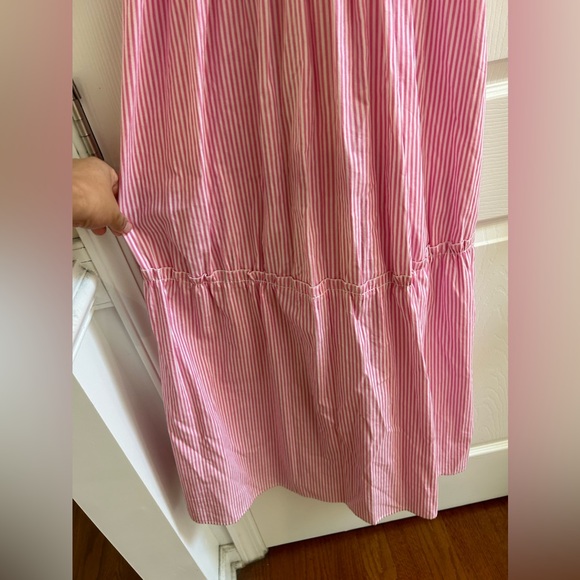 NOTES DU NORD Kyle Stripe Maxi Dress Size L (40) - Picture 6 of 9